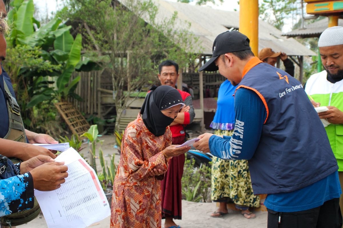 Penyaluran bantuan kemanusiaan oleh Sygma Foundation